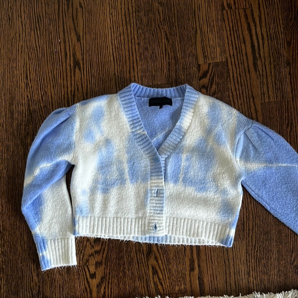 Kendall and Kylie blue cardigan, XS